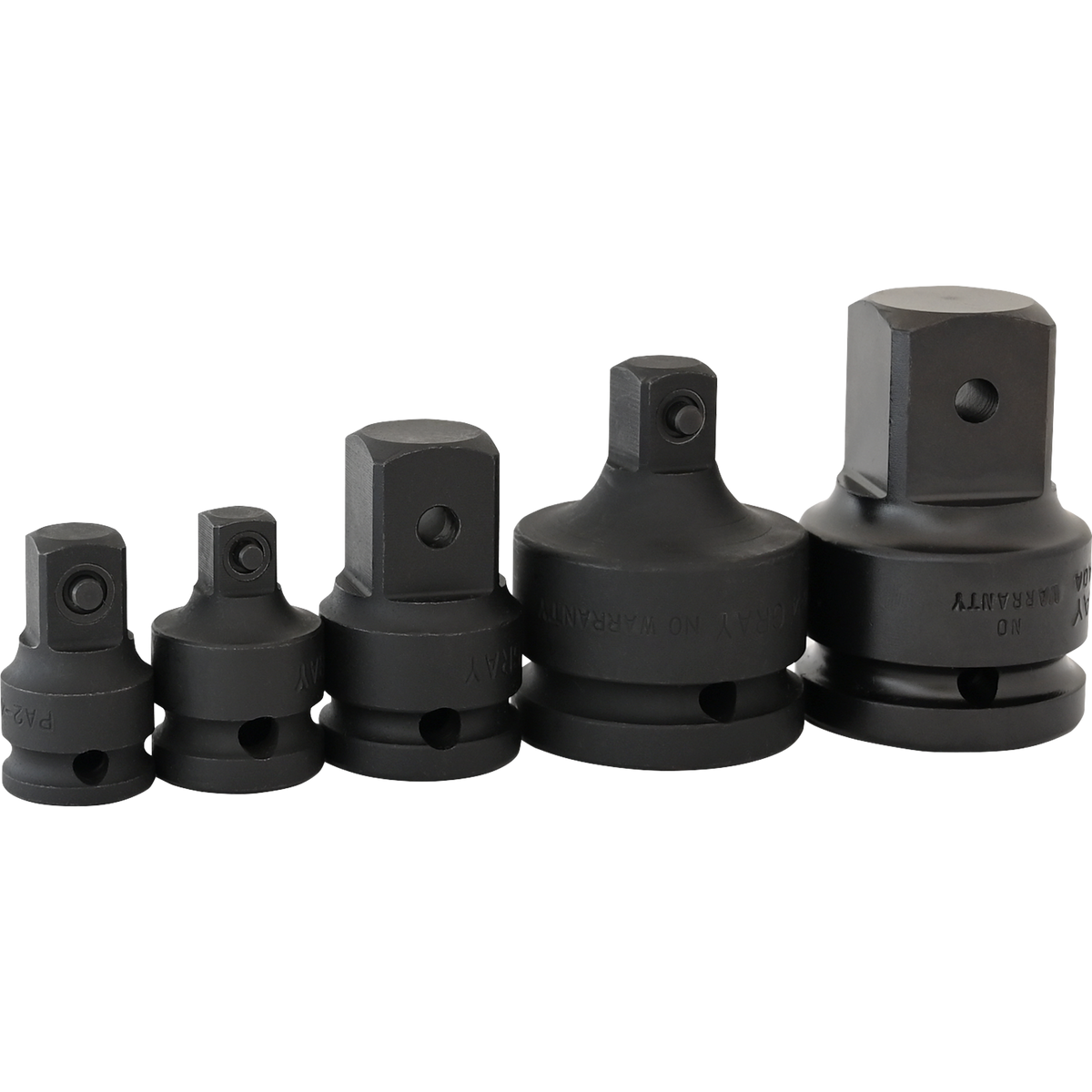 Set De 5 Adaptadores De Vaso Para Impacto Universal ATE | Medidas 3/8, 1/4, 1/2 Pulgada | Reductores Para Aire Comprimido