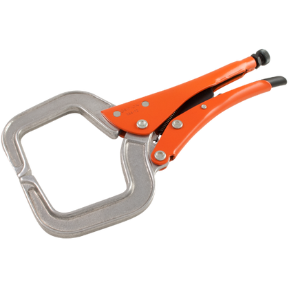 grip on locking aluminium alloy c clamp distributed by gray tools