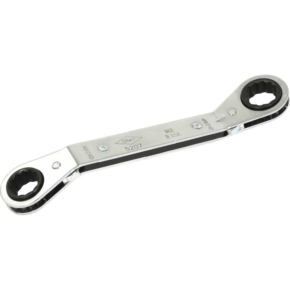 LANG USA Metric 19mm x 21mm Offset Ratchet Ratcheting Box Combination Wrench LANG USA Metric 19mm x 21mm Offset Ratchet Ratcheting Box Combination Wrench