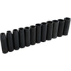 3/8" Dr. 12 Piece 6 Point Deep Metric Impact Socket Set