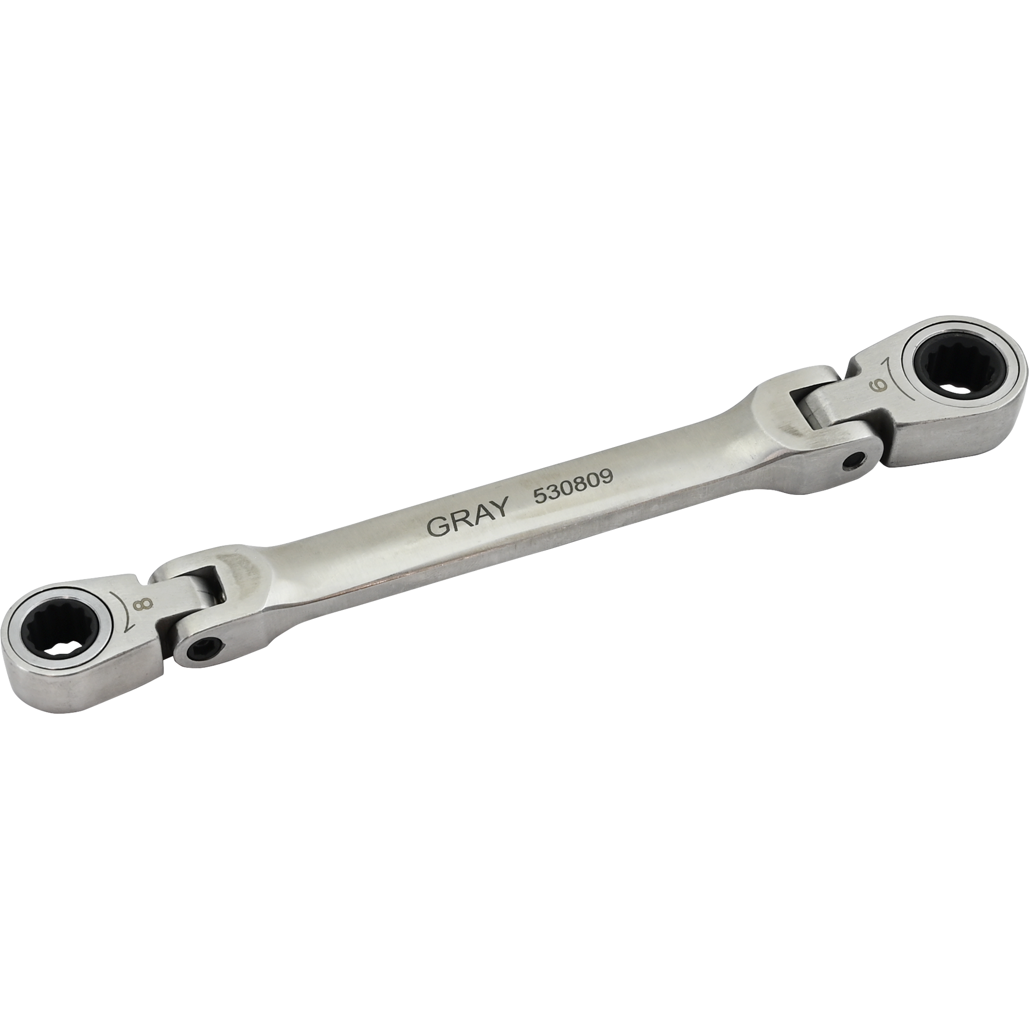 Metric Double Box End Flex Head Multi-Gear Ratcheting Wrenches