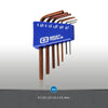 7 Piece Metric Short Arm S2 Hex Key Set