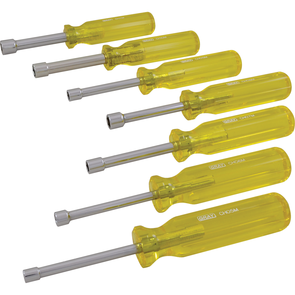7 Piece Metric Nut Driver Set – Gray Tools Online Store