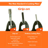Grip-on® 2 Piece Hands Free Locking Plier Set