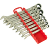 8 Piece SAE Combination Flex Head Multi-Gear Ratcheting Wrench Set