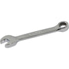 12 Point SAE Stubby Combination Wrenches - 15° Offset - Mirror Chrome Finish