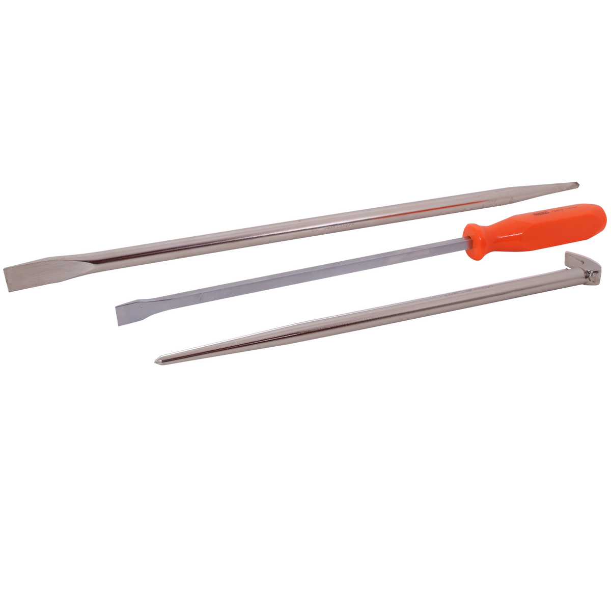 3 Piece Assorted Pry Bar Set Gray Tools Online Store