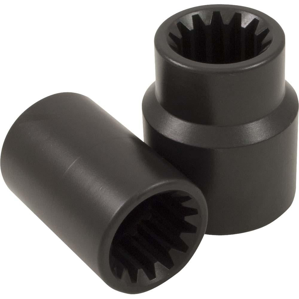 2-1/2" # 5 Spline Drive Standard Length Sockets - Impact Black Industrial Finish