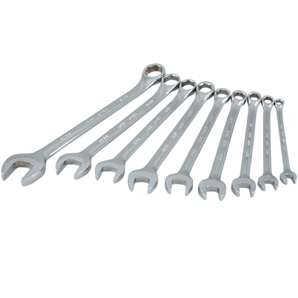 9 piece metric combination wrench set