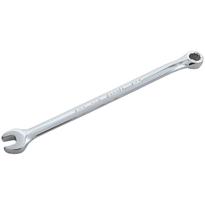 12 Point Metric Combination Wrenches - 15° Offset - Mirror Chrome Finish