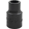 1/2" Drive 12 Point Metric Standard Length Sockets - Impact Black Industrial Finish