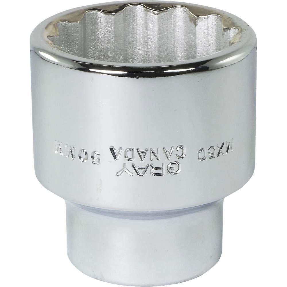 1" Drive 12 Point Metric Standard Length Sockets - Mirror Chrome Finis ...