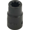 1/2" Drive Double Square Standard Length Sockets - Impact Black Industrial Finish