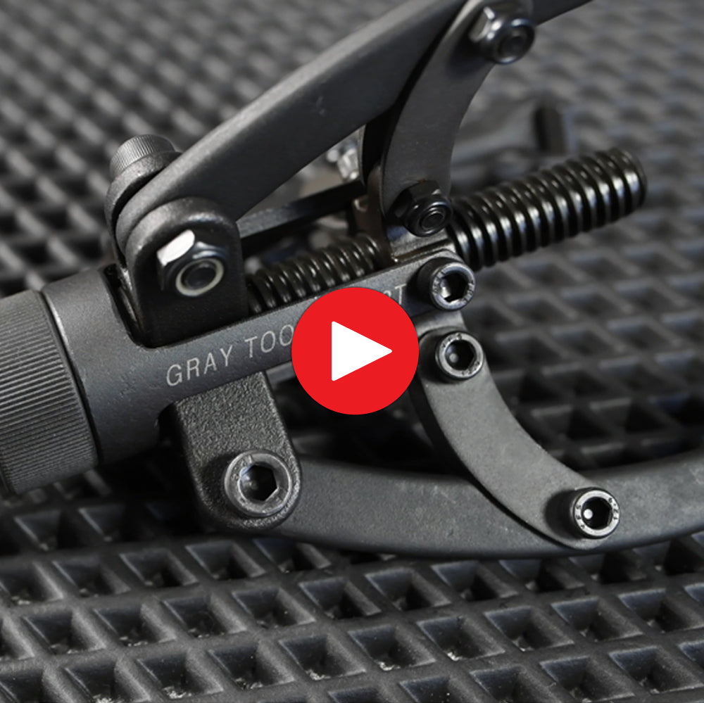 2 Ton Capacity, 3 Jaw Single Operator Puller – Gray Tools Online Store