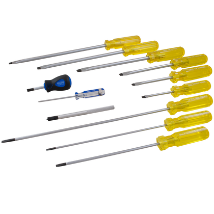 12 piece slotted screwdriver set
