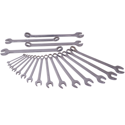 19 piece SAE combination wrench set